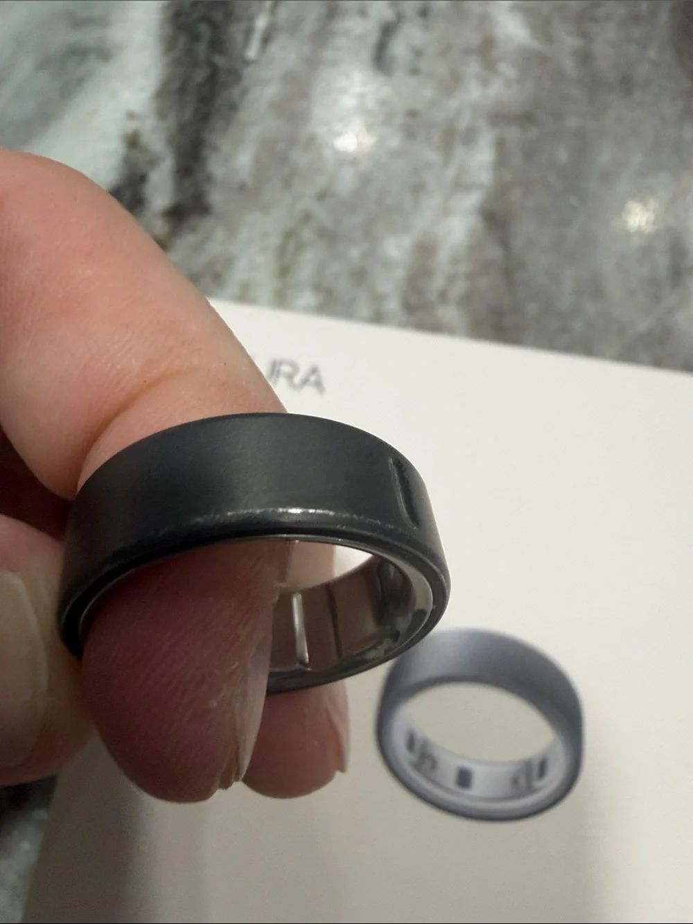 Oura Ring 4 Smart Health Ring by Oura - Size 9 stealth color